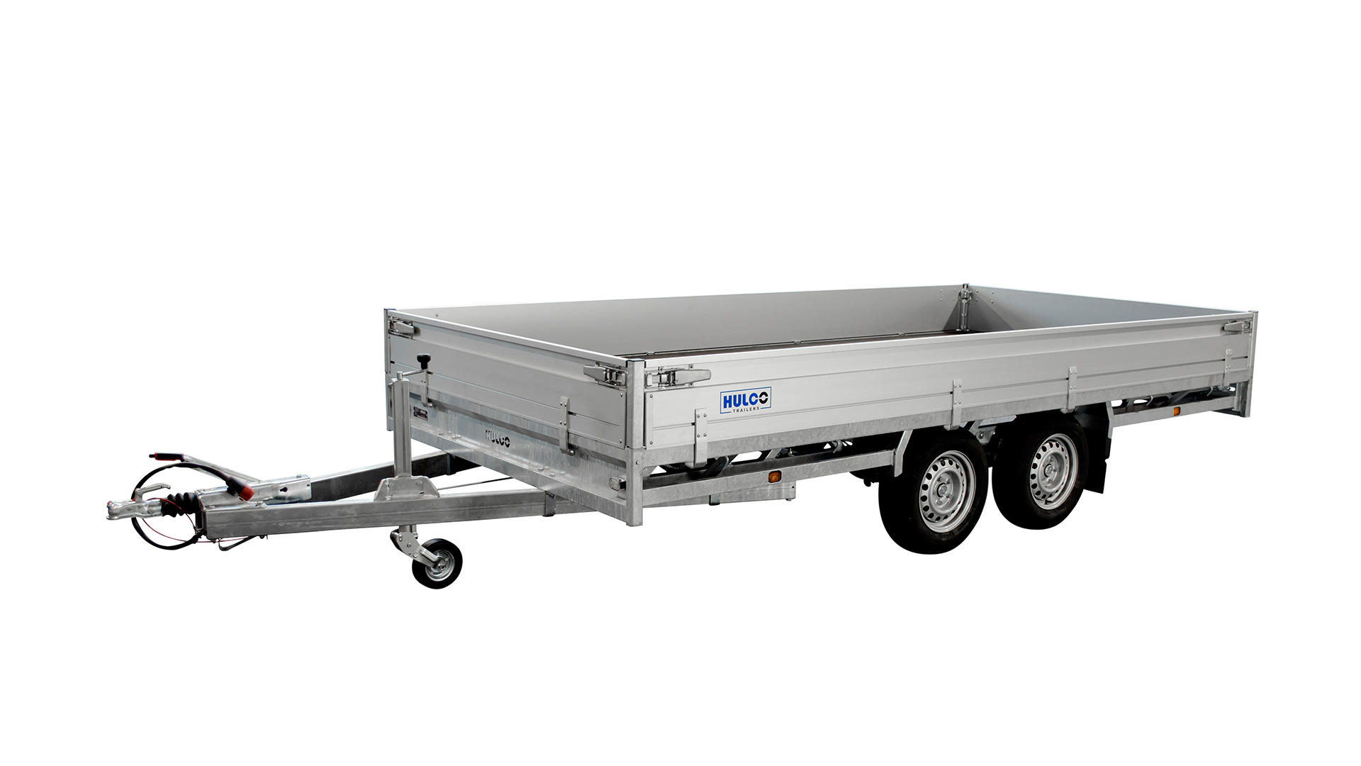 Hulco PKW Anhänger Hochlader Alu MEDAX-2, 2600 kg, Ladefläche 3,35 x 1,83 m