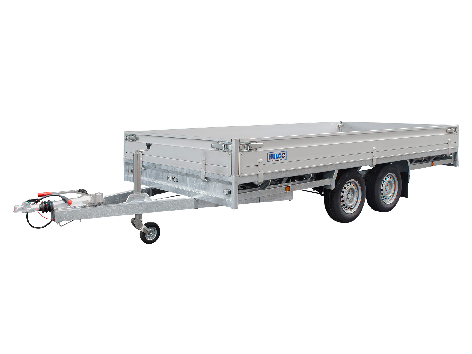 Hulco PKW Anhänger Hochlader Alu MEDAX-2, 3500 kg, Ladefläche 3,35 x 1,83 m