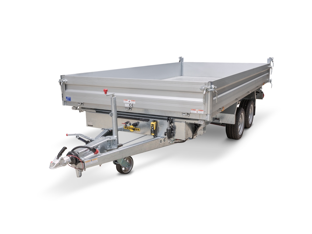 Humbaur HTK 3500.41 3-Seitenkipper 3500kg, Ladefläche 4100mmx 2100mm, Elektro + Handhydraulik
